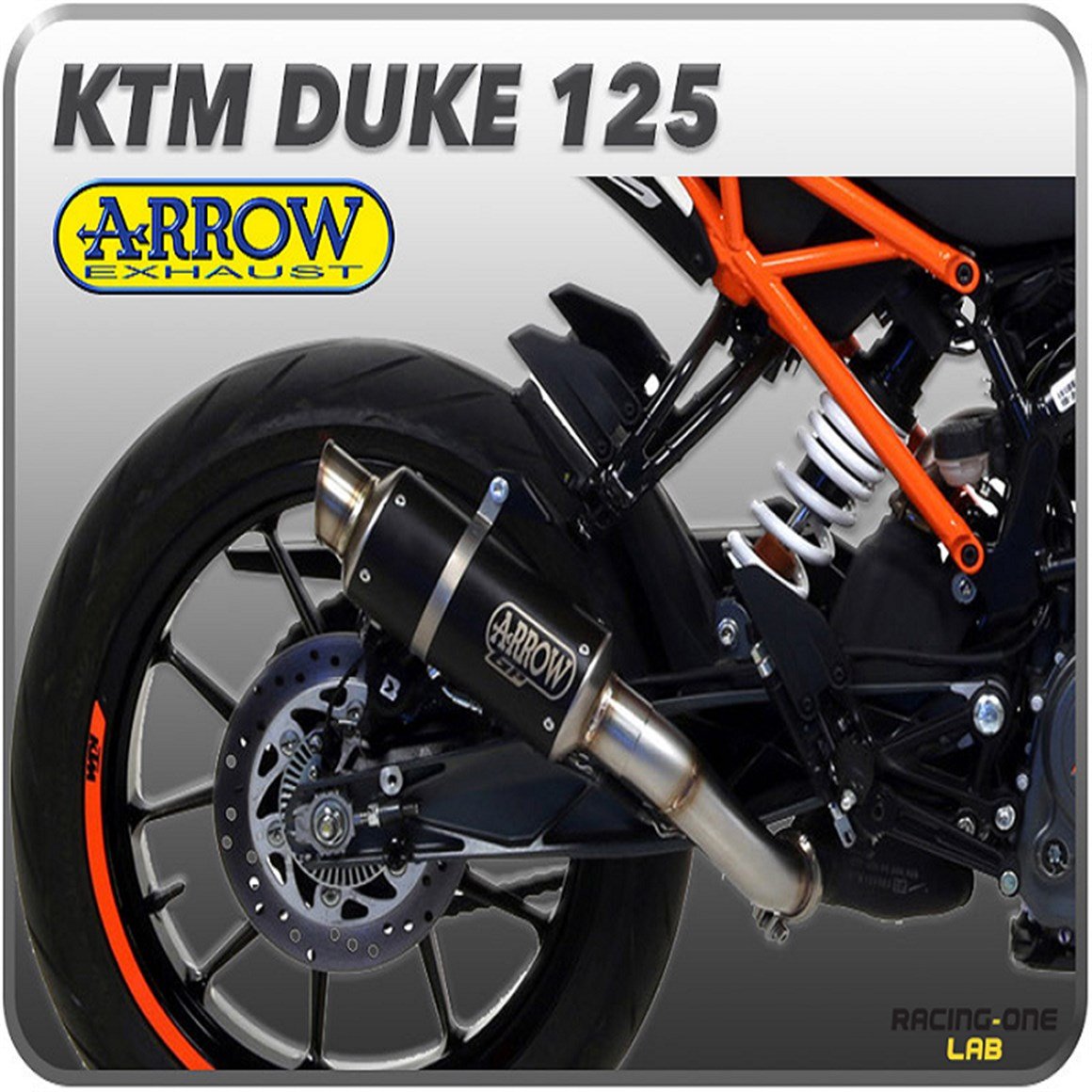 Arrow KTM Duke 125 GP Egzoz Tüp 2017