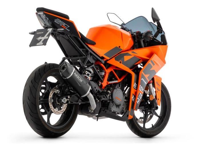 ARROW KTM RC390 ALİMİNYUM SİYAH EGZOZ 22-24