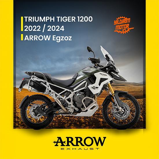 ARROW TRIUMPH TİGER 1200 ALİMİNYUM SİYAH EGZOZ 22-23