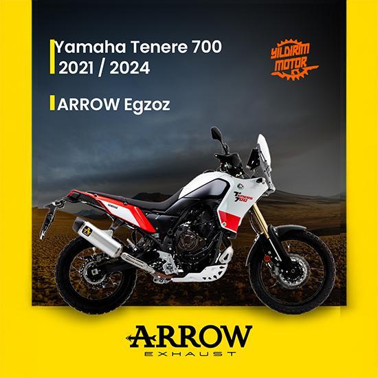 ARROW YAMAHA TENERE 700 ALİMİNYUM SİYAH EGZOZ 19-23
