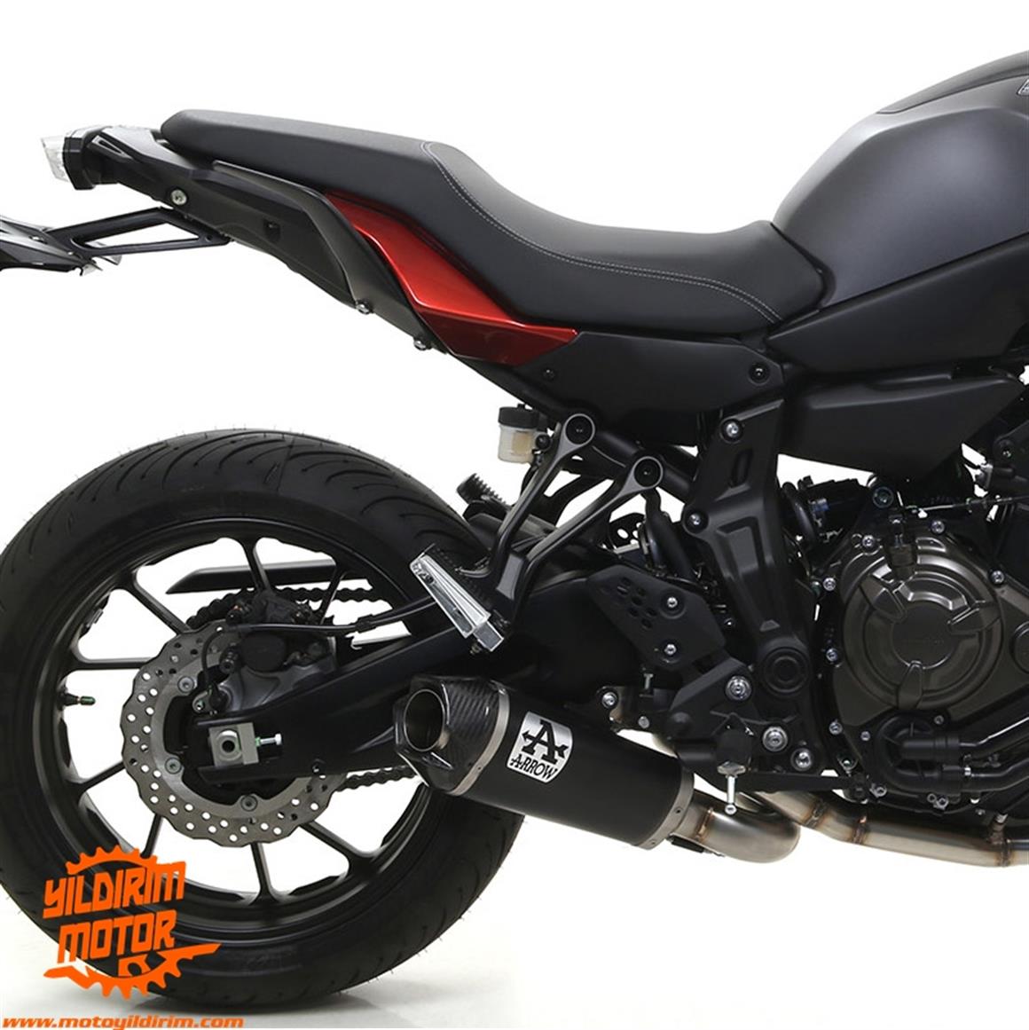 ARROW YAMAHA TRACER 700 ALİMİNYUM SİYAH EGZOZ 20-23