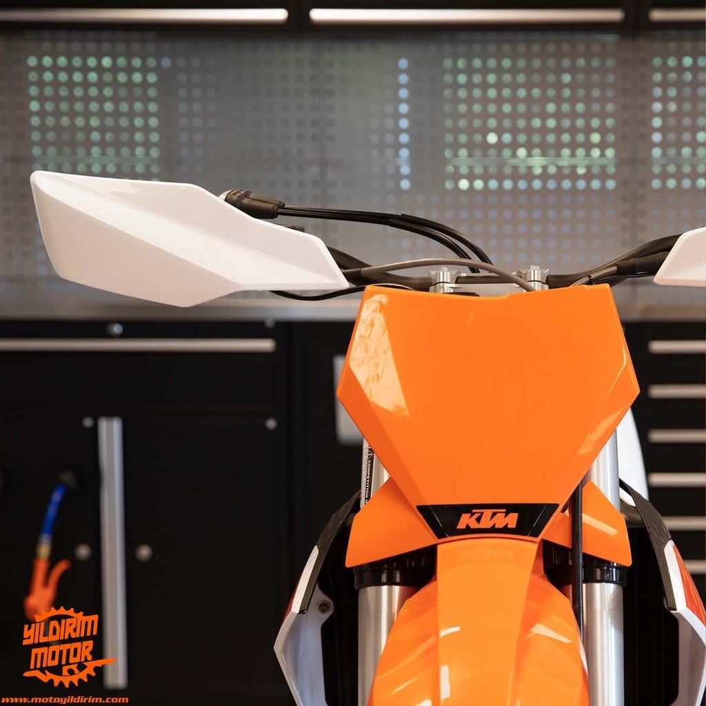 AWORKX KTM HUSQVARNA GASGAS ELCİK KORUMA PLASTİĞİ BEYAZ