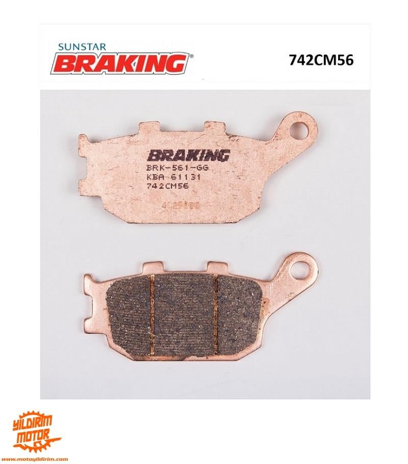 BRAKING HONDA AFRİCA TWİN ARKA FREN BALATASI 16-20