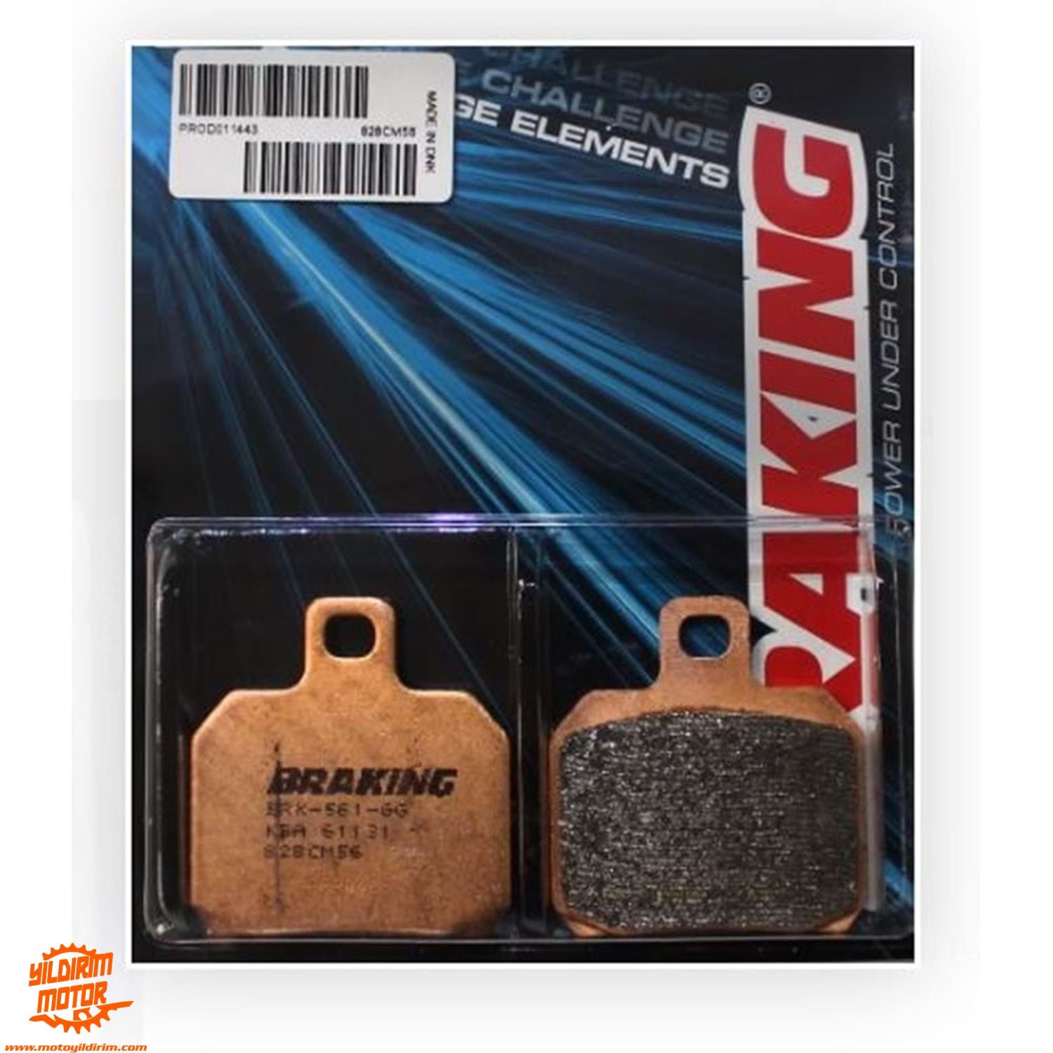 BRAKING KTM 1290 DUKE SINTERLI ARKA FREN BALATASI 