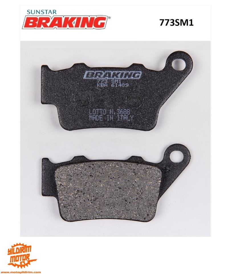 BRAKING YARI METALİK ARKA FREN BALATASI