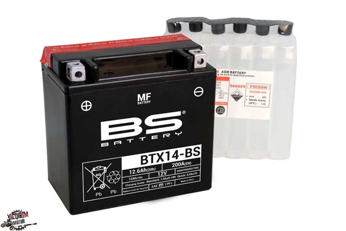 BS BATTERY BTX14 Akü