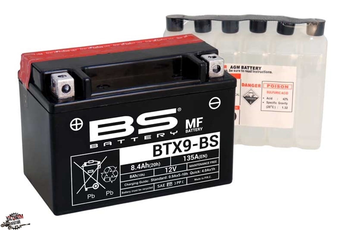 BS BATTERY BTX9-BS Akü