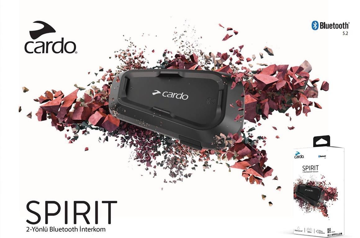 CARDO SPIRIT BLUETOOTH VE INTERCOM (İKİLİ PAKET)