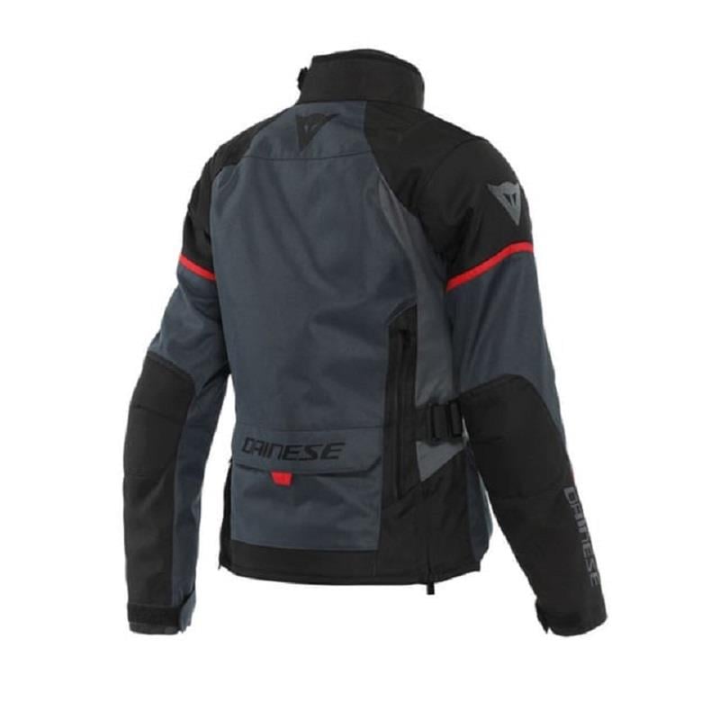 DAINESE TEMPEST 3 EBONY BLACK LAVA RED D-DRY KADIN MONT