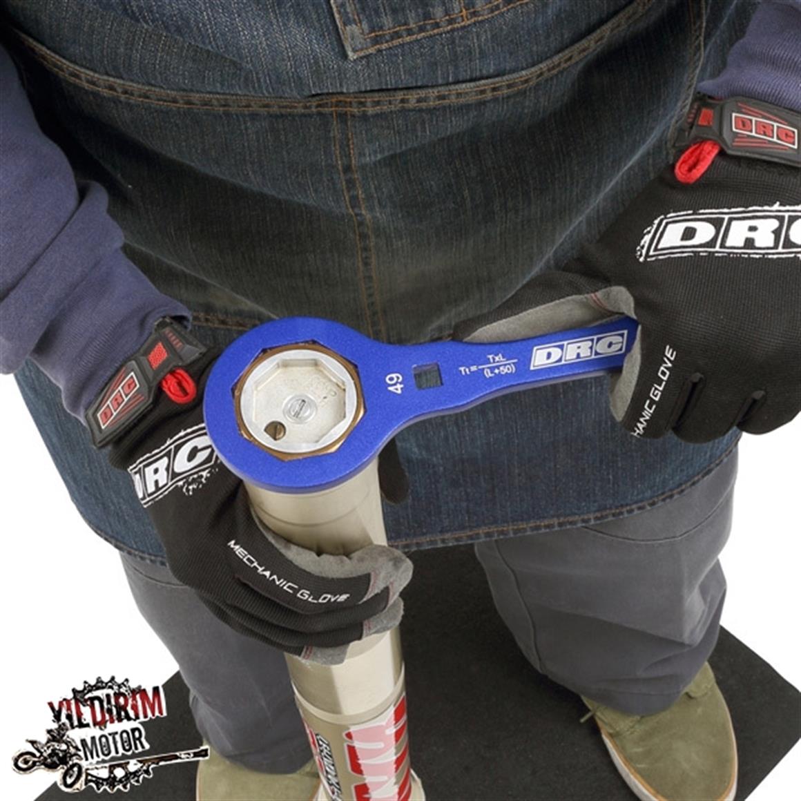 DRC KYB AMORTİSÖR ANAHTARI 49MM MAVİ