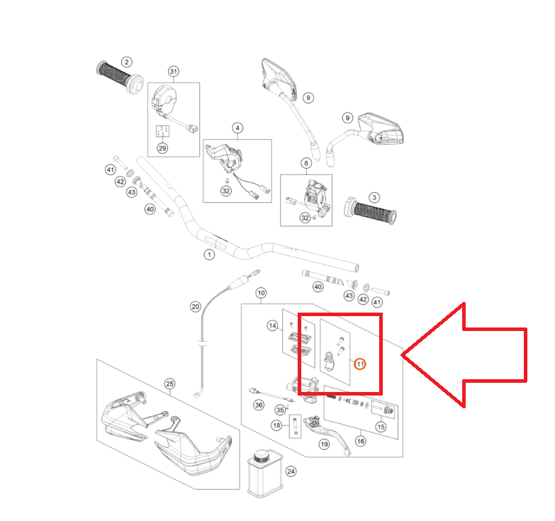 1290 ADV SOL AYNA KÜTÜĞÜ