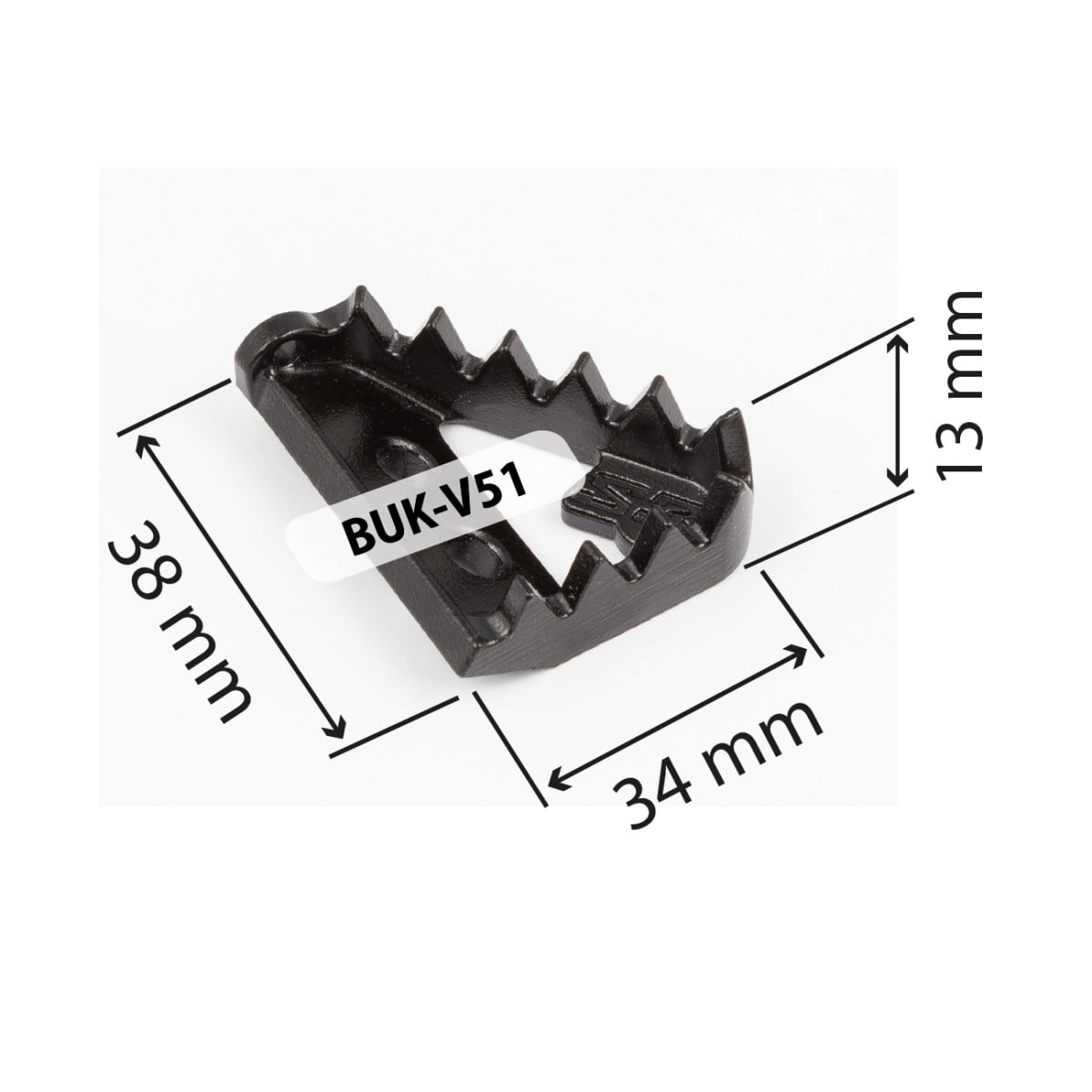 S3 KTM HUSQ GASGAS FREN PEDAL UCU SİYAH