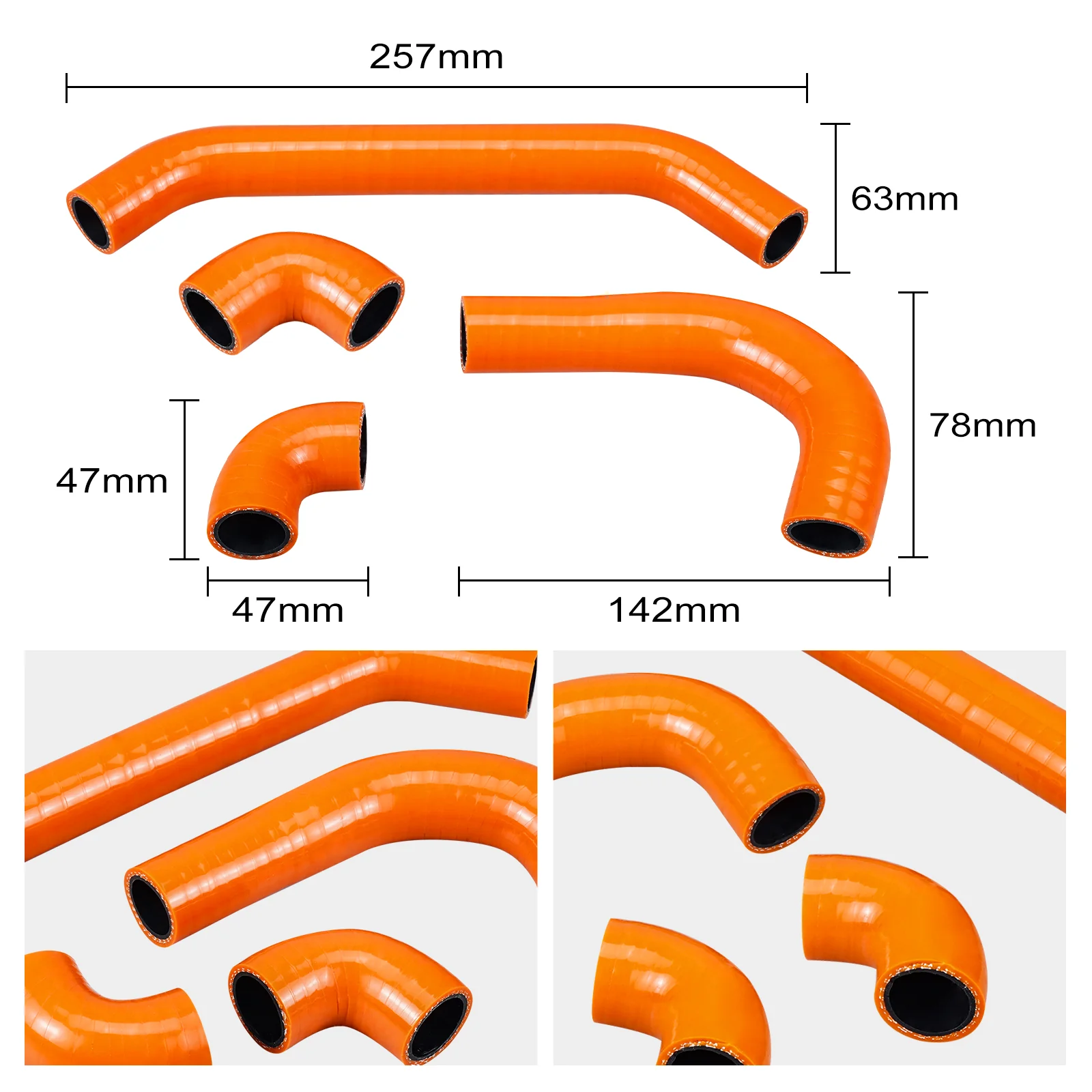 NICECNC KTM&HSQ&GASGAS RADYATÖR HORTUM SETİ 24-26