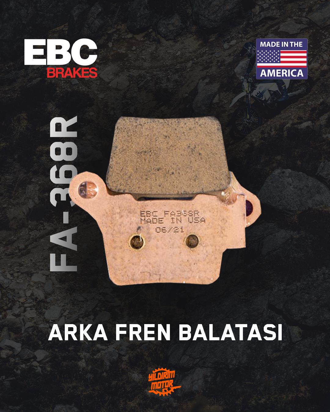 EBC FA368R ARKA FREN BALATASI