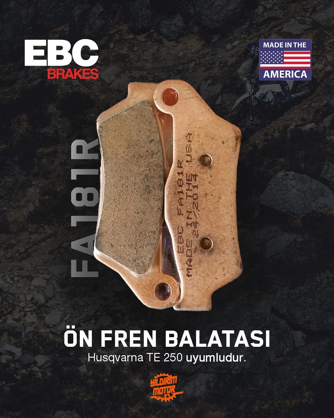 EBC KTM EXC/EXC-F MODELLER ÖN FREN BALATASI