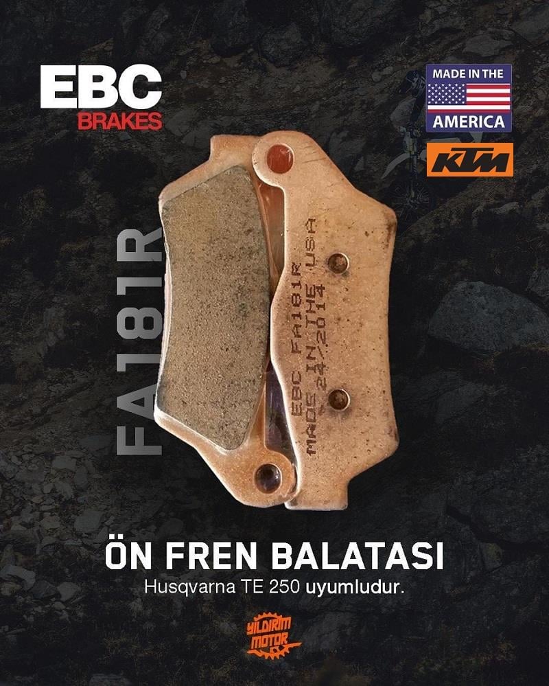 EBC KTM EXC/EXC-F MODELLER ÖN FREN BALATASI