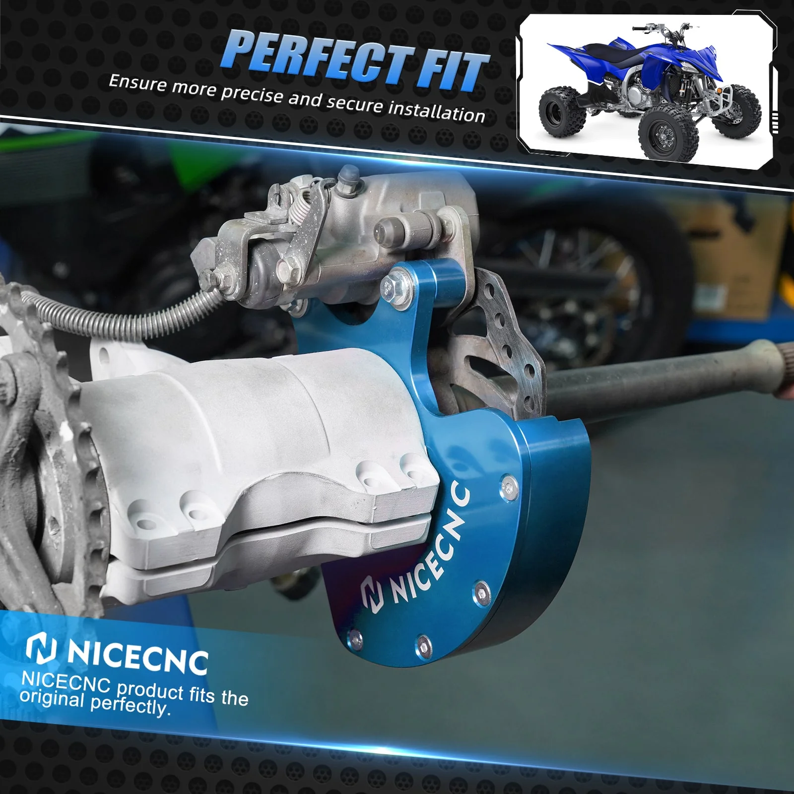 NICECNC YAMAHA ATV ARKA DİSK KORUMA