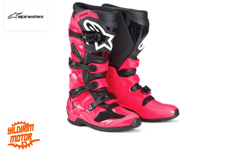 ALPINESTARS DIVA TECH7 BOT PEMBE/SİYAH