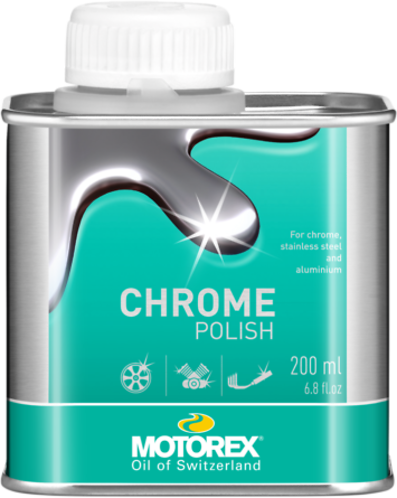 MOTOREX CHROME POLİSH Çelik/Alüminyum TEMİZLEYİCİ Cila 200ML