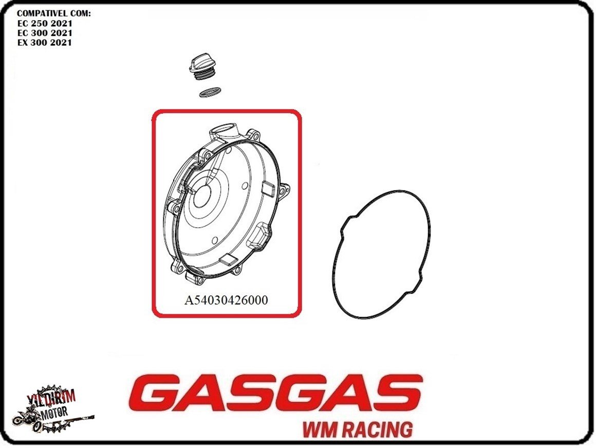 GAS EC 250/300 DEBRİYAJ KAPAK 21-23