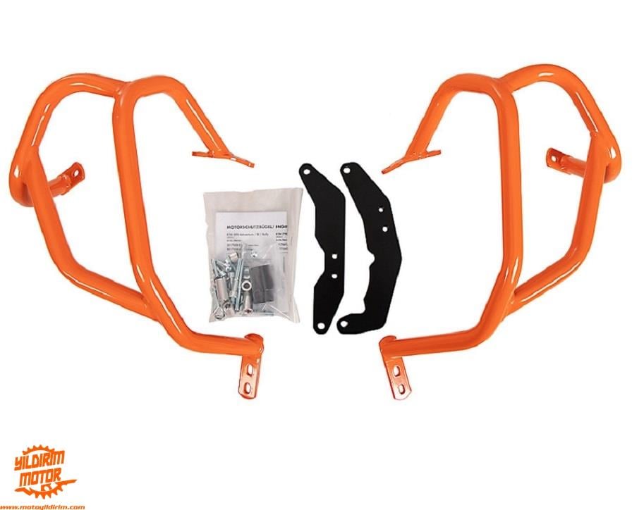 HEPCO BECKER KTM 790/890 ADV MOTOR KORUMA DEMİRİ TURUNCU 2024-2025