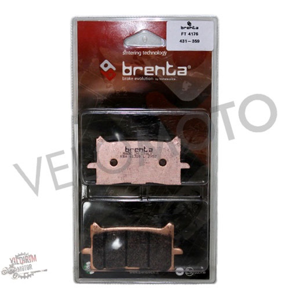 Honda CRF1000L Africa Twin Brenta Ön Fren SinterMetal Fren Balatası