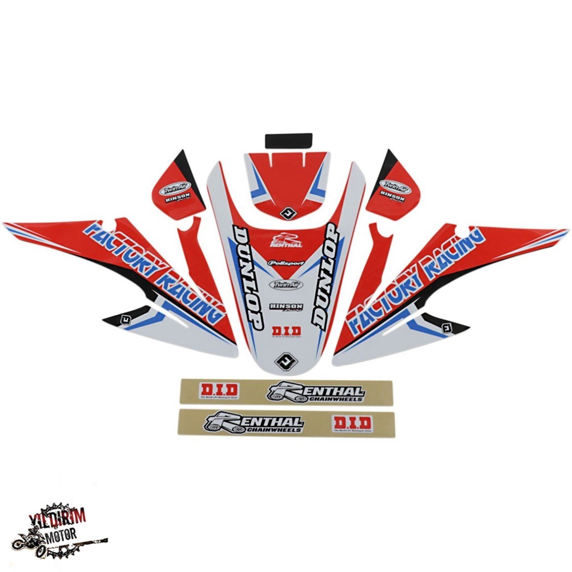 HONDA CRF150 STİCKER SET 08-14