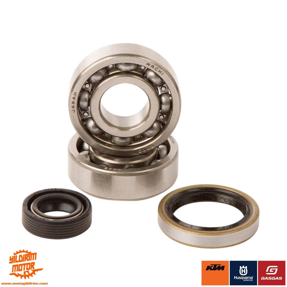 HOT RODS KTM SX50 KRANK BİLYA KEÇE SETİ 13-23