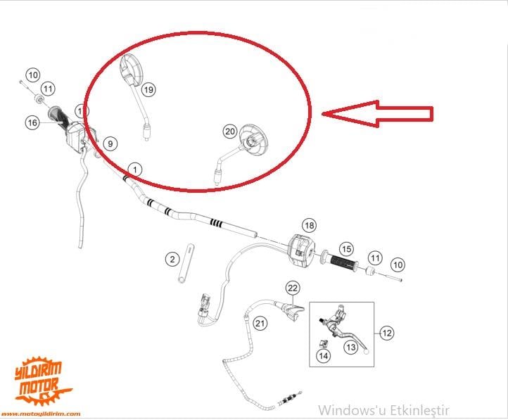 HUSQVARNA SVARTPILEN 250/401 AYNA TAKIMI 24-25