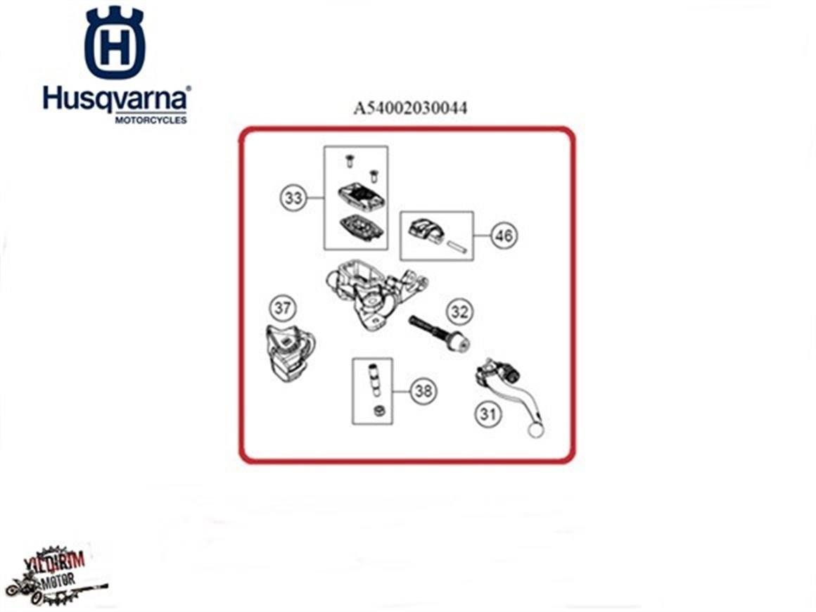 HUSQVARNA TE/FE MODELLER BRAKTEC DEBRİYAJ ÜST MERKEZ 2022
