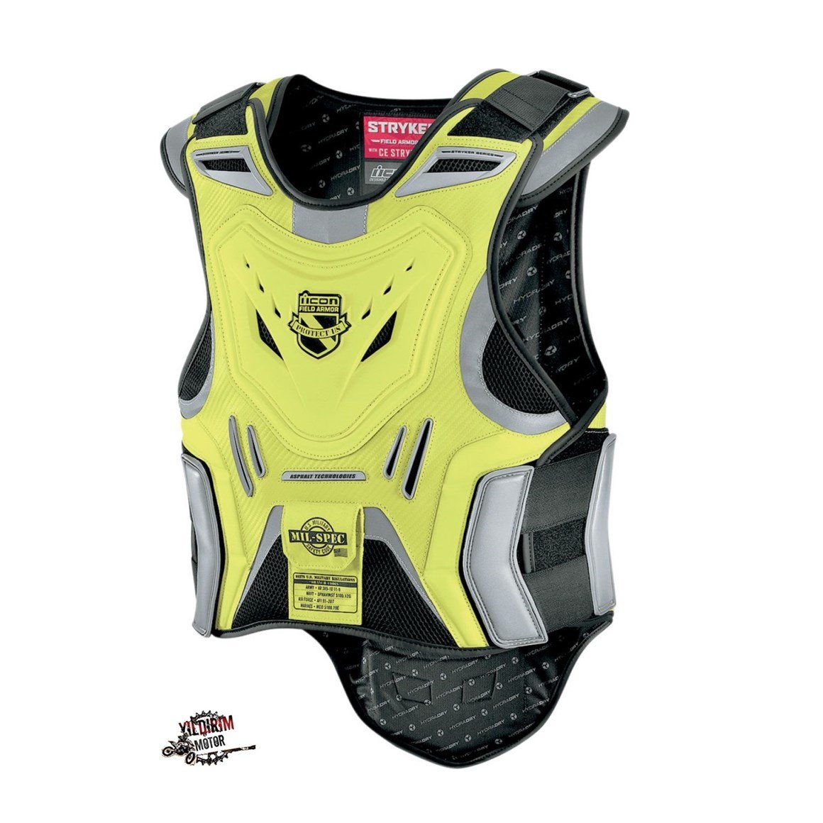İCON STYRKER VÜCUT KORUMA SARI 2XL/3XL