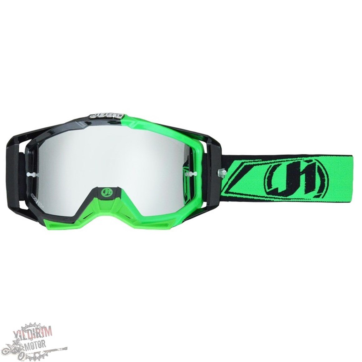 JUST1 Goggle Iris Carbon Fluo Green GÖZLÜK