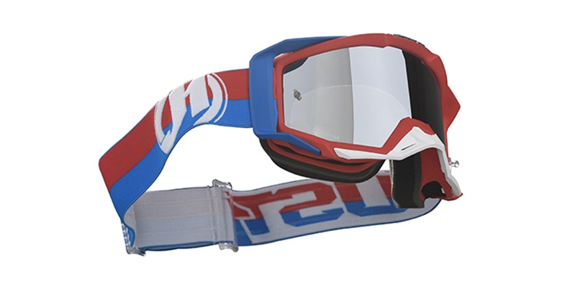 JUST1 GOGGLE IRIS TWIST RED-BLUE GÖZLÜK