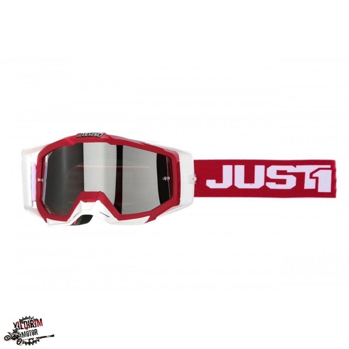 JUST1 IRIS TRACK GÖZLÜK BEYAZ BORDO