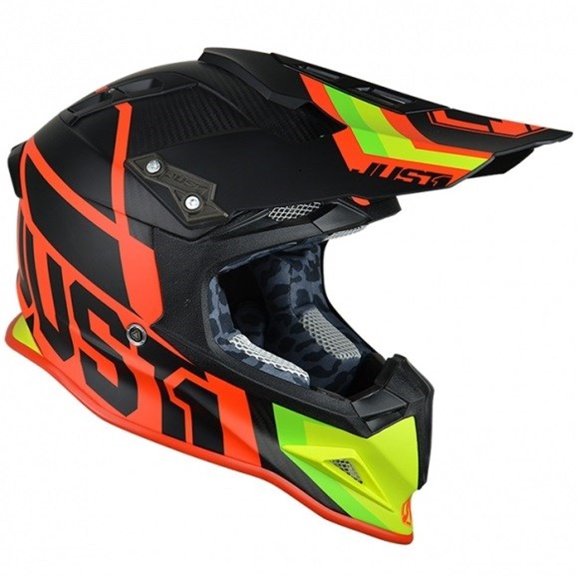 JUST1 J12 UNIT RED-LIME KASK