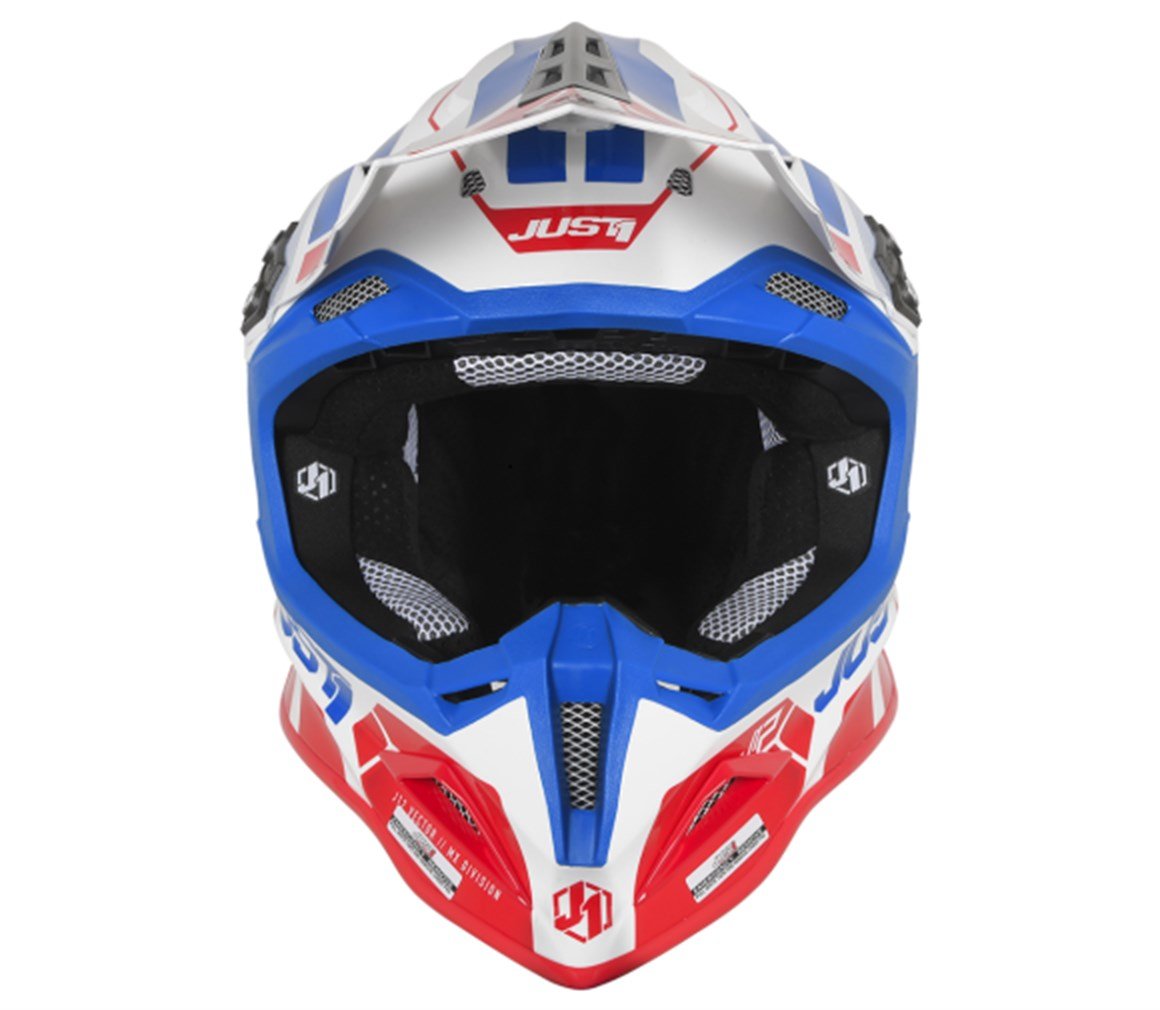 JUST1 J12 VECTOR RED/ BLUE/ WHITE KASK