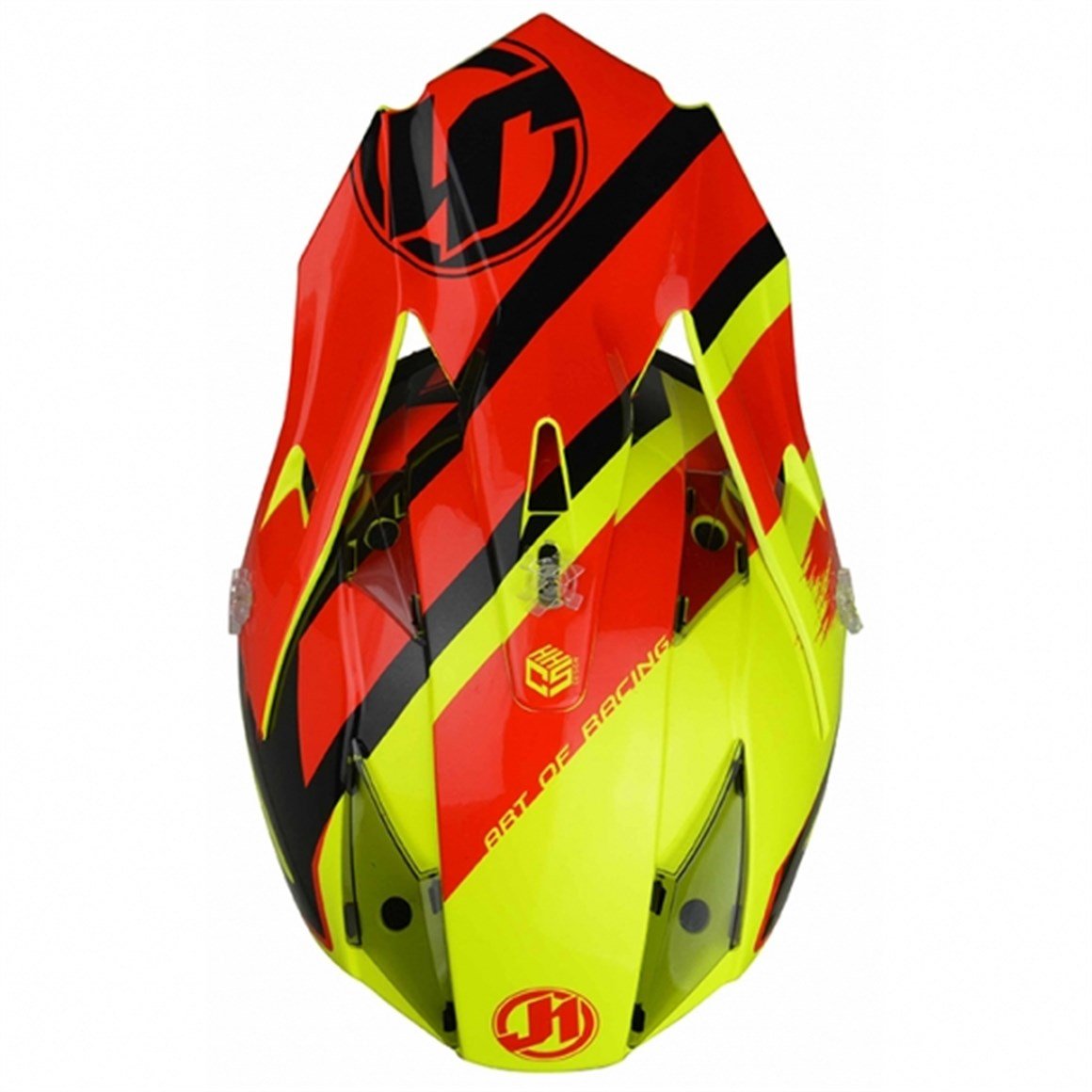 JUST1 J32 PRO KICK BLACK-RED -YELLOW KASK