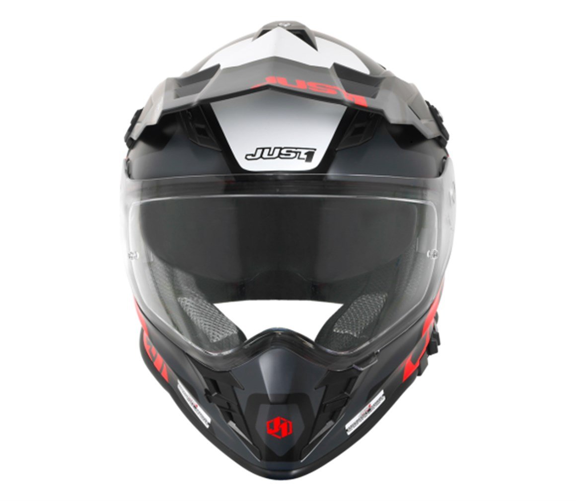 JUST1 J34 PRO TOUR FLUO RED/ BLACK KASK