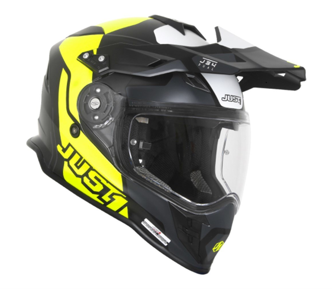 JUST1 J34 PRO TOUR FLUO YELLOW/ BLACK KASK