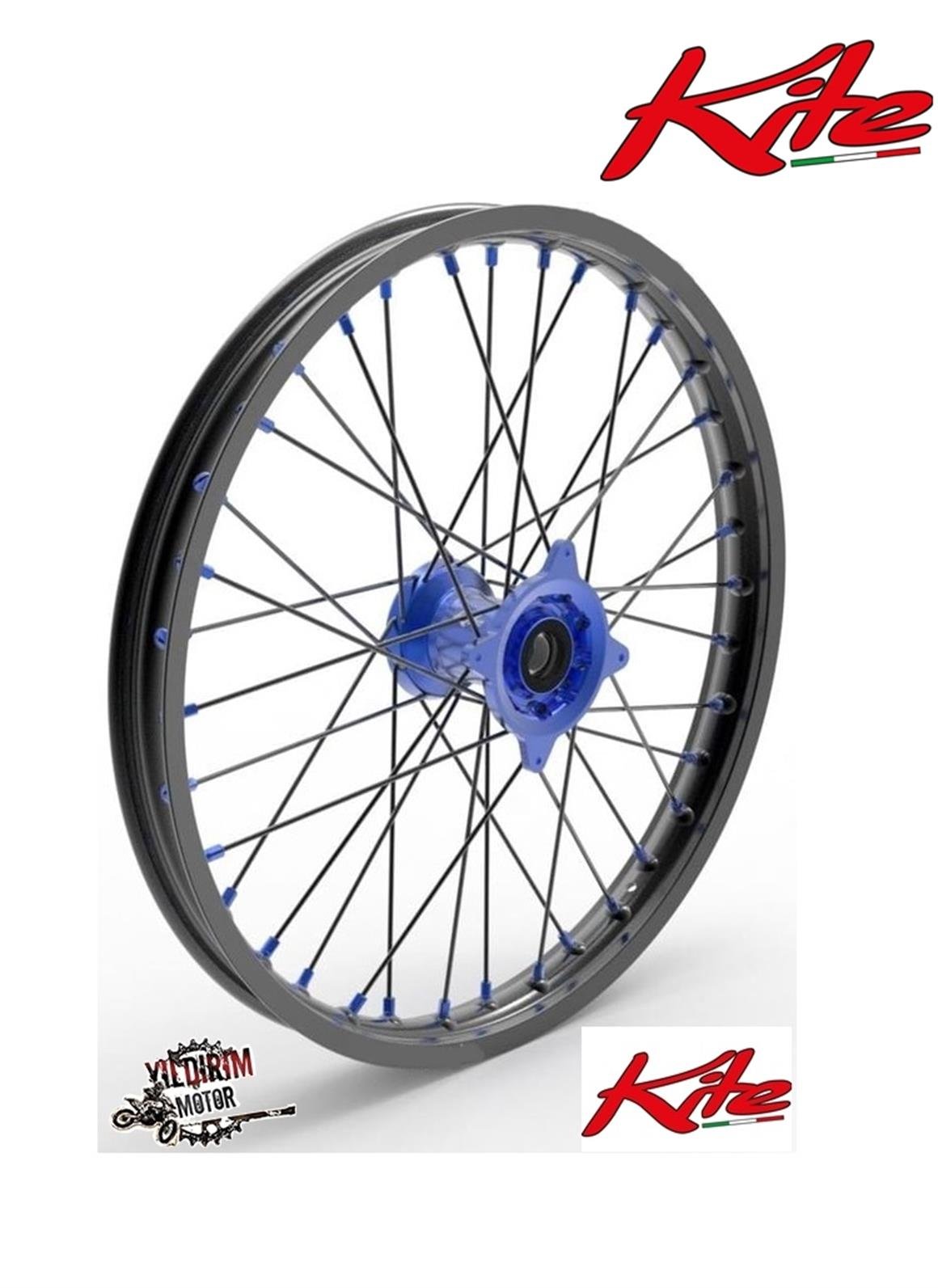 KİTE HUSQVARNA TE/FE 1.60X21 ÖN JANT MAVİ 16-23