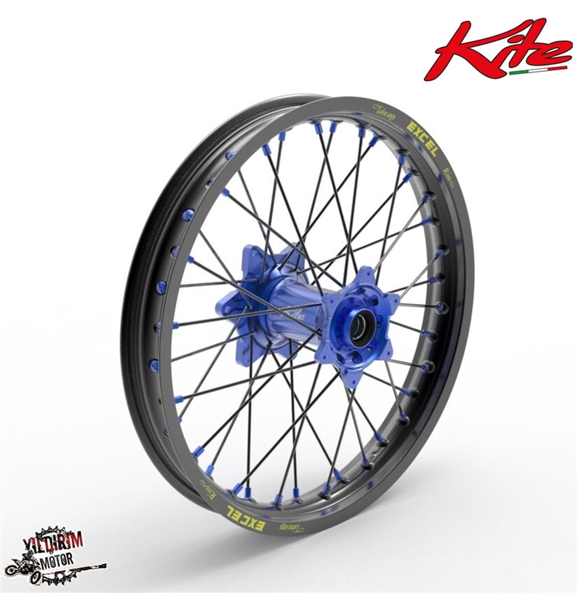 KİTE HUSQVARNA TE/FE 2.15X18 ARKA JANT MAVİ 13-23