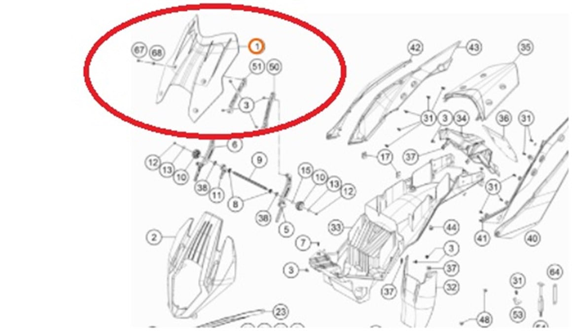 KTM 1290 T ÖN SİPERLİK CAMI 