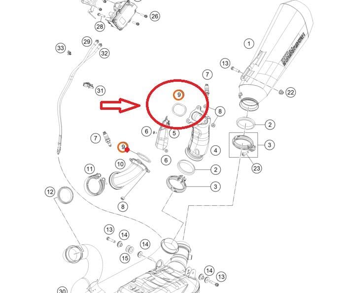 KTM 24-25 1290 SUPER ADV EGZOZ CONTASI