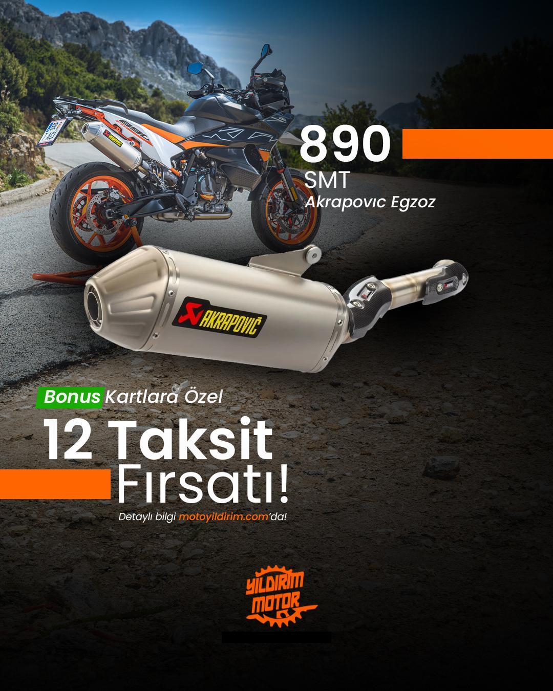 KTM 890 SMT AKRAPOVİC EGZOZ 21-25