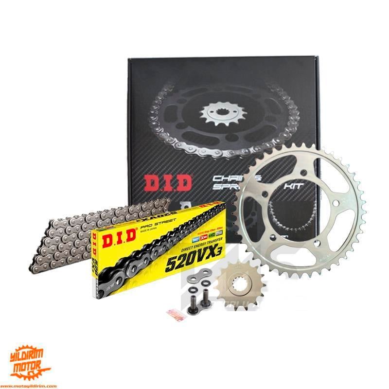 KTM ADVENTURE 250/390 DİD ZİNCİR DİŞLİ SET