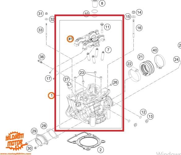 KTM EXC-F ÜST KAPAK 2022-2023