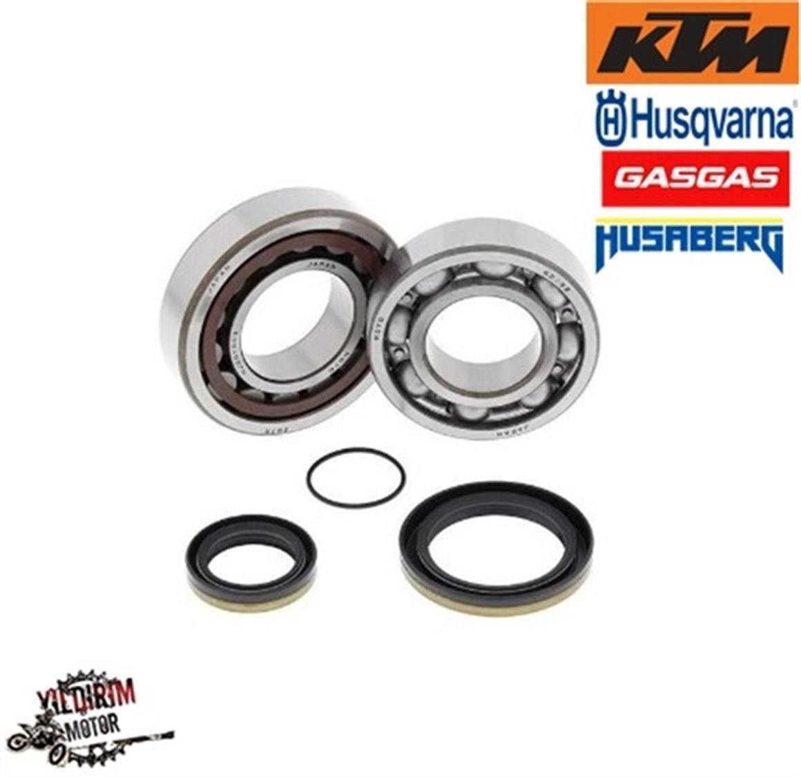 KTM HUSQVARNA GASGAS TPI MODELLER KRANK BİLYA VE KEÇE SETİ 04-25
