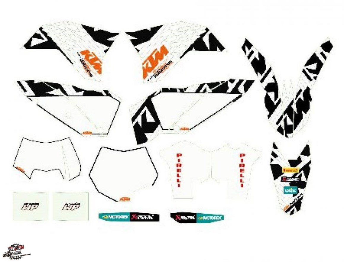 KTM SX 125 STİCKER SETİ 08-11