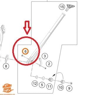 KTM YAN SEHPA HİLAL SOMUNU