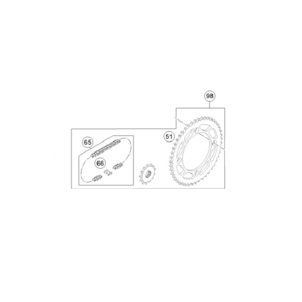 KTM SX85 ZİNCİR DİŞLİ SET 13T/49T